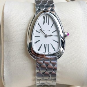 33MM Swiss Made Quartz New Bvlgari Serpenti Seduttori Ladies Best Clone Watch SBV0004