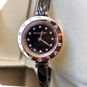23MM Swiss Made Quartz New Ceramic Bvlgari Zero1 Ladies Best Clone Watch SBV0006