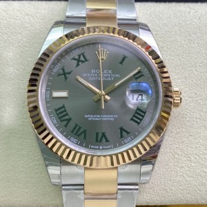 New Replica Rolex Datejust II Men Watch Two Tone Case Grey Dial 41mm Rolex M126333-0019 SRDJ1001