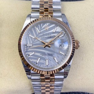 New Replica Rolex M126231-0031 Datejust Watch Two Tone Rose Gold Case 36mm ETA 3532 Movement SRDJ1003