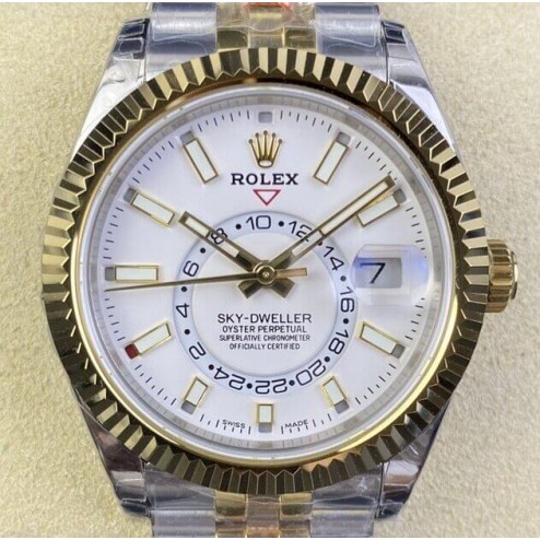 Rolex Sky-Dweller Oyster, 42 mm, Oystersteel and yellow gold M336933-0006 1:1 Mirror SRSK008