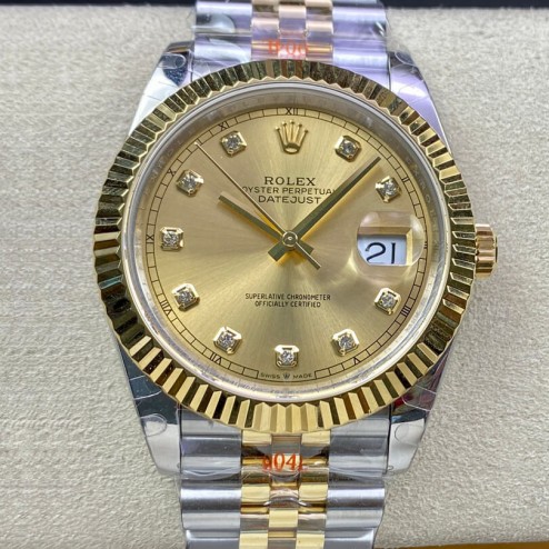 Rolex Datejust 41 Steel & Yellow Gold Men's Watch 126333-0012 SRDJ015 