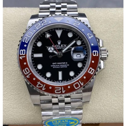 Rolex GMT-Master II Pepsi Luxury Men's Watch 126710BLRO-0001 SRGM018