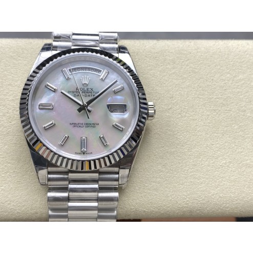 New Products Super Clone For Collectors. Rolex Day-Date – Mother-Of-Pearl 1:1 Superclone