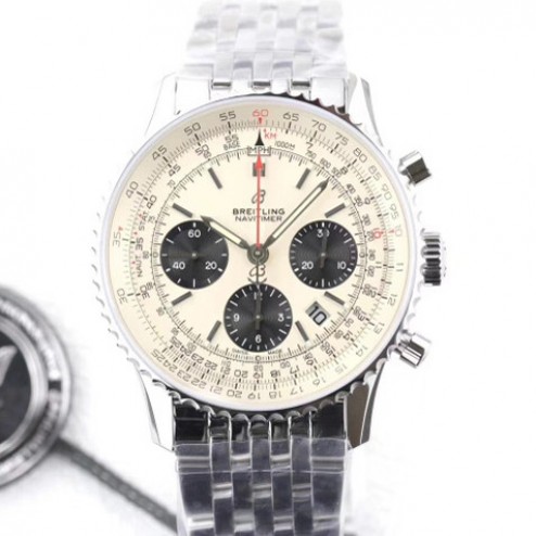 43MM Swiss Made Automatic New Breitling Navitimer B01 Best Replica Watch SBRE0002