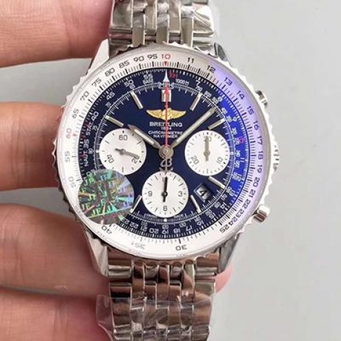 43MM Swiss Made Automatic New Breitling Navitimer B01 Best Replica Watch SBRE0004