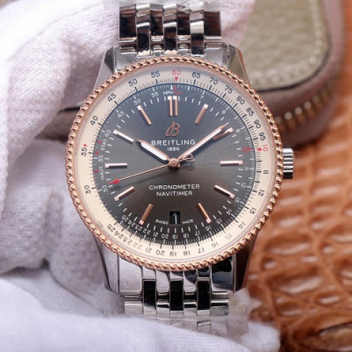 41MM Swiss Made Automatic New Breitling Navitimer Best Replica Watch SBRE0012