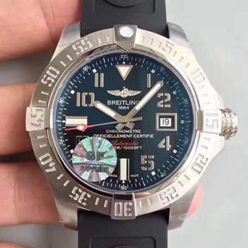 45MM Swiss Made Automatic New Breitling Avenger II Seawolf Best Replica Watch SBRE0048