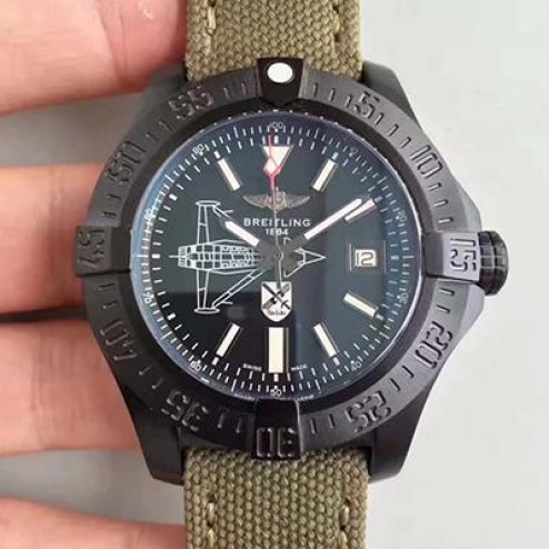 45MM Swiss Made Automatic New Breitling Avenger II Seawolf Best Replica Watch SBRE0049