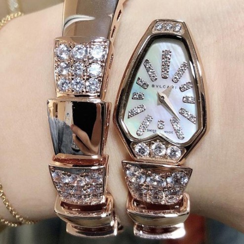 26MM Swiss Made Quartz New Bvlgari SERPENTI Ladies Best Clone Watch SBV0001