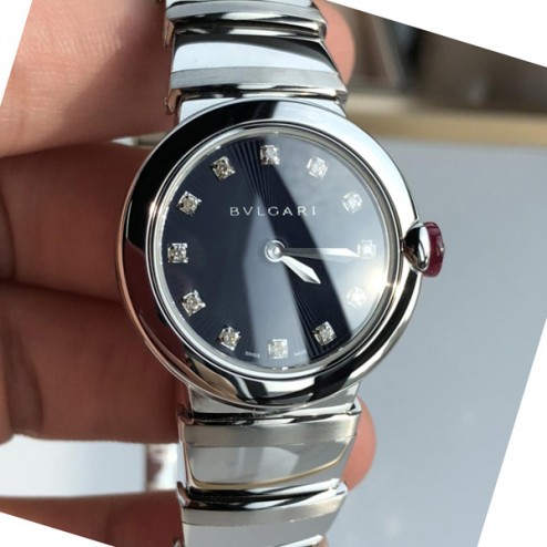 28MM Swiss Made Quartz New Bvlgari LVCEA Ladies Best Clone Watch SBV0010