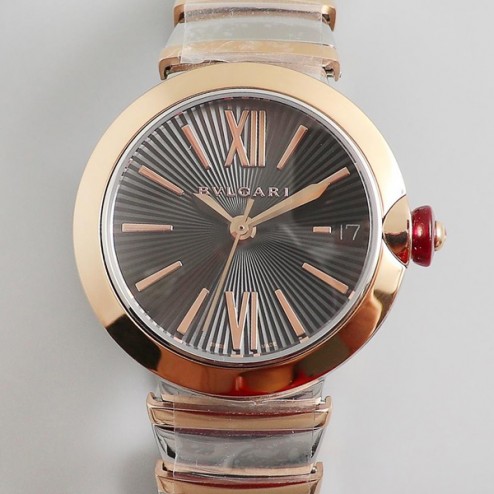 33MM Swiss Made Quartz New Bvlgari LVCEA Ladies Best Clone Watch SBV0019