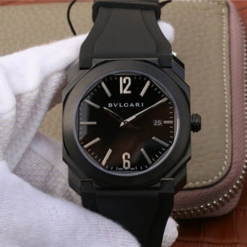 41MM Swiss Made Automatic New Bvlgari OCTO Best Clone Titanium Watch SBV0029