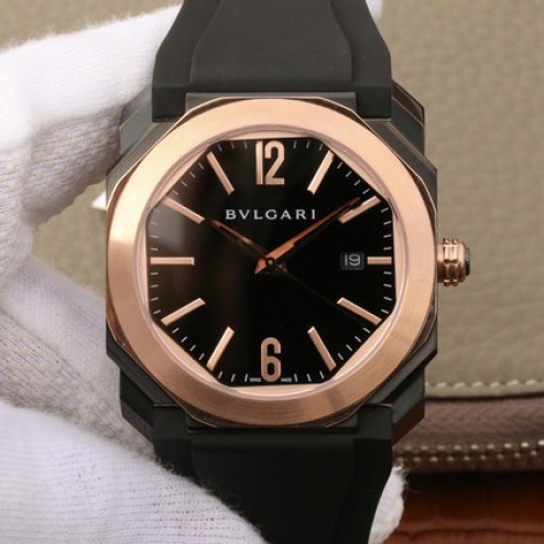 41MM Swiss Made Automatic New Bvlgari OCTO Best Clone Titanium Watch SBV0037
