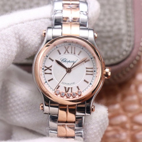 30MM Swiss Made Automatic New Version Happy Diamonds Watch SCH0001