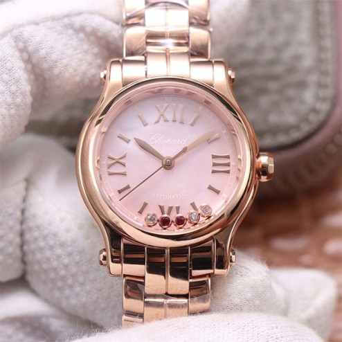 30MM Swiss Made Automatic New Version Happy Diamonds Watch SCH0006