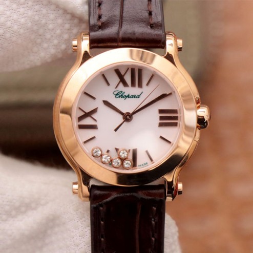 36MM Swiss Made Quartz New Version Happy Diamonds Watch SCH0016