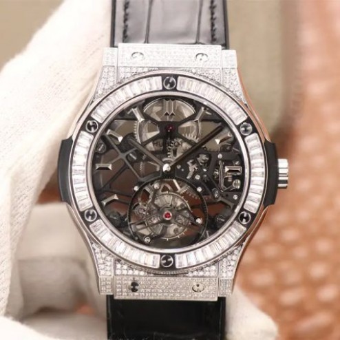 42MM Swiss Made Automatic New Version Skeleton Hublot CLASSIC FUSION Best Clone Watch SHB0025