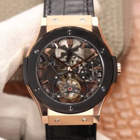 42MM Swiss Made Automatic New Version Skeleton Hublot CLASSIC FUSION Best Clone Watch SHB0026
