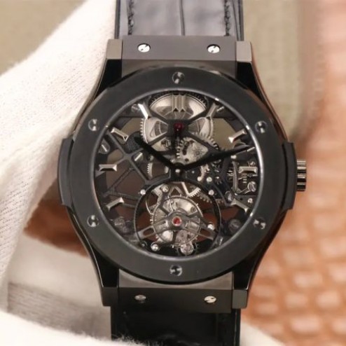 42MM Swiss Made Automatic New Version Skeleton Hublot CLASSIC FUSION Best Clone Watch SHB0028