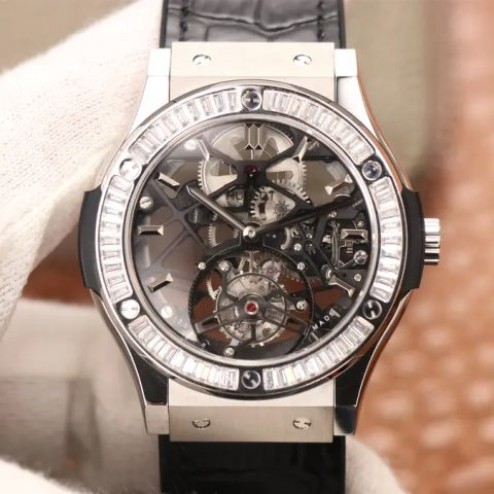42MM Swiss Made Automatic New Version Skeleton Hublot CLASSIC FUSION Best Clone Watch SHB0031