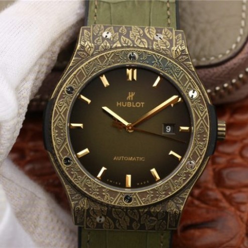 45MM Swiss Made Automatic New Titanium Hublot CLASSIC FUSION Best Clone Watch SHB0042