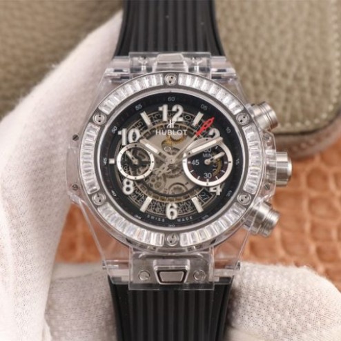 45MM Swiss Made Automatic New Hublot BIG BANG Best Clone Watch SHB0051