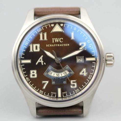 Replica IWC Pilots UTC Antoine de Saint Exupery Limited Edition IW326104 Brown Dial 44mm SIW118
