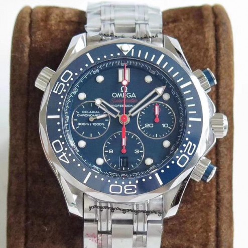 Best Replica 1:1 Swiss Automatic Omega Seamaster Chronograph Watch 44MM SOS0035