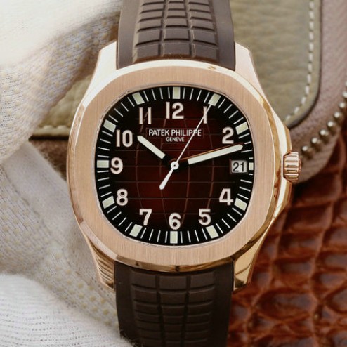 Swiss Made 1:1 Mirror Replica Patek Philippe Aquanaut 5167R-001 Rose Gold Watch SPP034
