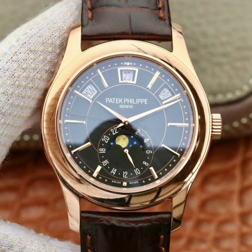 1:1 Mirror Replica Patek Philippe 5205R-001 Complications Rose Gold Swiss Made Watch SPP052