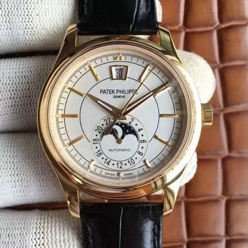 1:1 Mirror Replica Patek Philippe Complications Moon Phase Yellow Gold Swiss Made Watch SPP057
