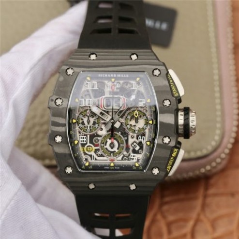 45MM Swiss Made Automatic New Richard Mille RM11-03 Best Replica Watch SRM0004