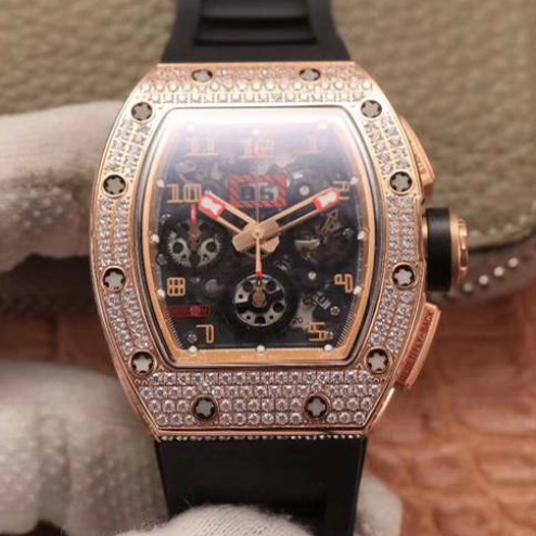 40MM Swiss Made Automatic New Richard Mille RM011 Best Replica Watch SRM0007