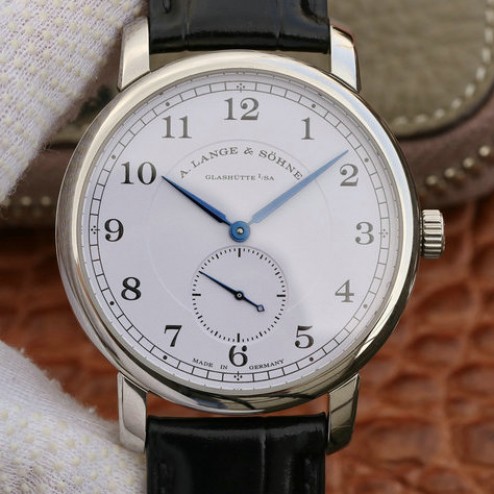 Best Swiss Made 1:1 Mirror Replica A Lange & Sohne 1815 Watch White Dial Black Leather Straps SAL002
