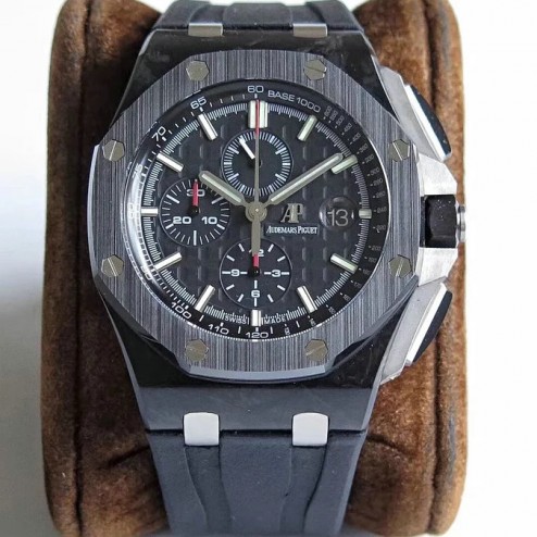 Best 1:1 Mirror Replica Audemars Piguet Royal Oak Offshore Carbon Case Genuine Swiss Made SAPO005