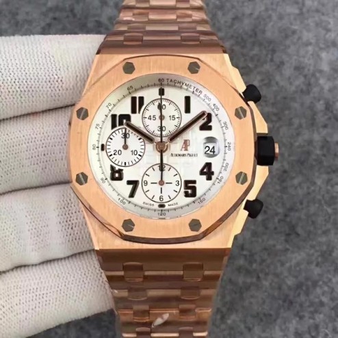 New 1:1 Mirror Replica Audemars Piguet Royal Oak Offshore AP26470st Rose Gold Genuine Swiss Made SAPO021