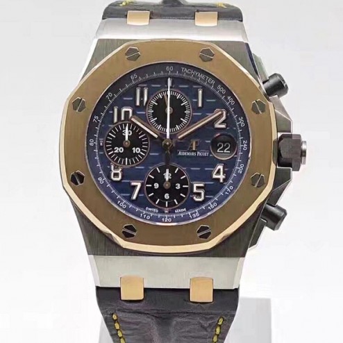 Audemars Piguet Royal Oak Offshore 26471 SS Case Blue Swiss Made 1:1 Mirror Replica SAPO032