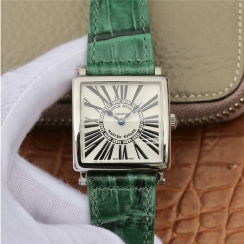 1:1 Mirror Replica Ladies Franck Muller Master Square Watch White Dial with Roman Swiss Made SFR072