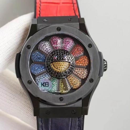 New Replica 45mm Hublot CLASSIC FUSION Watch Ceramic Case MHUB1214 UNICO Swiss Movement 507.CX.9000.RX.TAK21 SHB1003