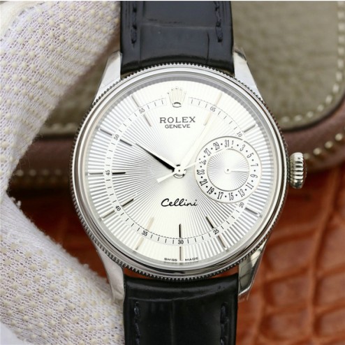 Best Swiss Made Replica Rolex Cellini 50519 SS Case White Dial 1:1 Mirror Quality SRC111