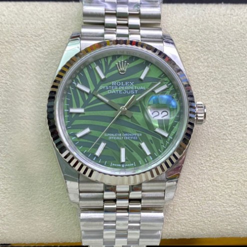 New Replica Rolex M126234-0047 Datejust Watch Green Dial 36mm ETA 3532 Movement SRDJ1004