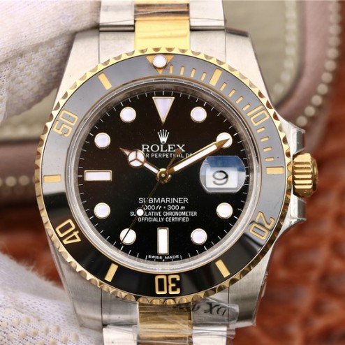 Swiss Made New Replica Rolex Submariner 1:1 Mirror 116713-LN-78203 Black Dial SRS003  