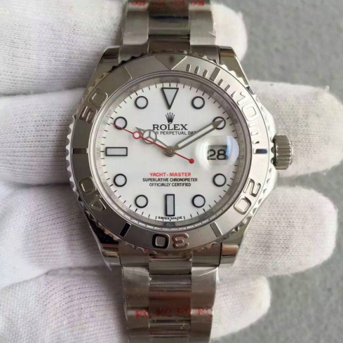 Swiss Made Replica Rolex Yacht-Master 116622 White Dial 1:1 Mirror Best Quality SRY008