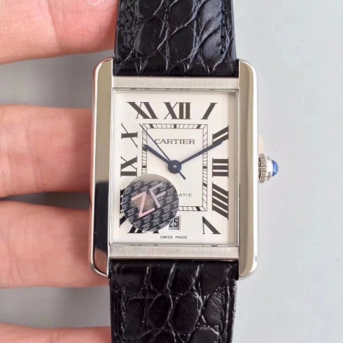New Swiss Made Automatic TANK DE Cartier W5200027 1:1 Best Replica Watch 31x40.85mm SCA0035