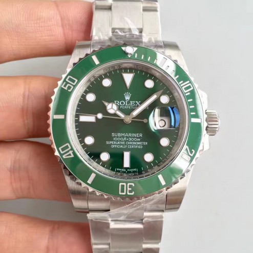 Swiss Made New Replica Rolex Submariner 116610LV-97200 Green Dial 1:1 Mirror SRS101