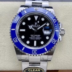Rolex Submariner Date Blue Ceramic Bezel Men's Watch 126619LB-0003 SRS007 