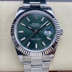 Rolex Datejust 41 Green Dial Jubilee/Oyster  Bracelet Men's Watch 126334-0028/0027 SRDJ004 