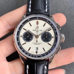 Super Clone White Dial Breitling Chronometer Premier AB0118 42MM SBRE1004