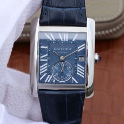 New Swiss Made Automatic TANK DE Cartier WSTA0010 1:1 Best Replica Watch 34x44mm SCA0043